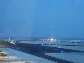 Solar runway lighting Maldives Dhaalu Airport, S4GA