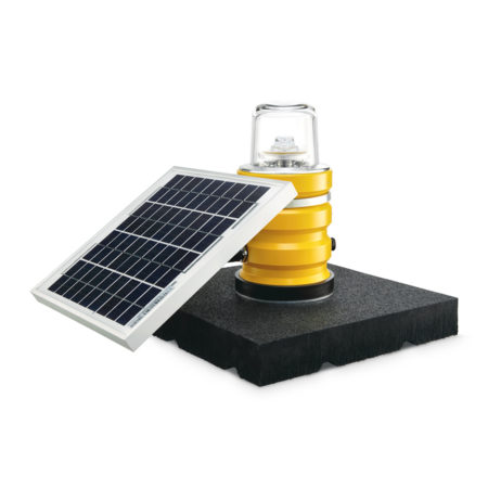 Solar portable threshold light