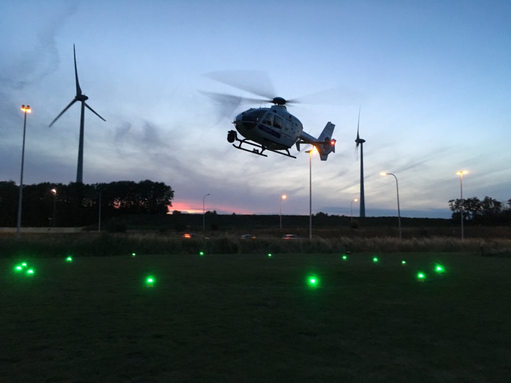 Helipad Lights For Belgium Helicopter Operator S4GA