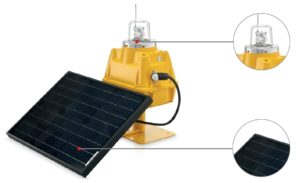 Solar runway light components