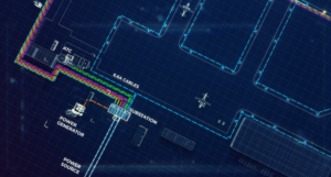 Hard wired airfield lighting layout