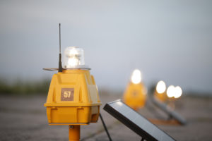 solar airfield lights