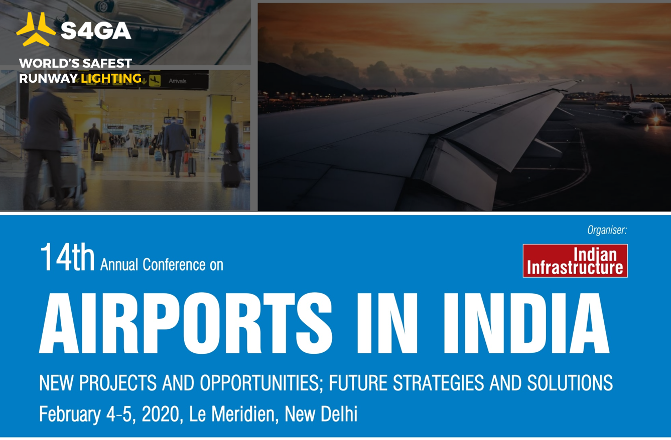 S4GA will exhibit at Conference on Airports in India 2020 - S4GA