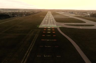 Precision approach runway lights