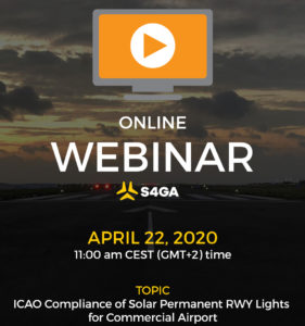 Webinar ICAO Compliance Solar Runway Lights