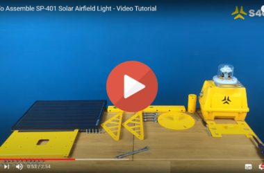 How to assemble SP-401 Solar Airfield Light_Watch Video