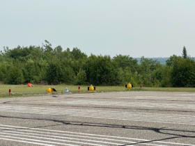 Elliot Lake Airport Canada with S4GA Lights_2