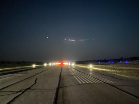 Elliot Lake Airport Canada with S4GA Lights_4