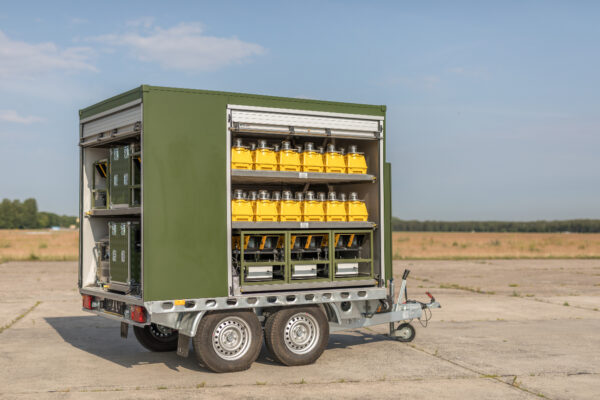S4GA Military Airfield Lighting Trailer for Argentine Air Force