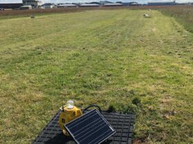 S4GA Solar Helipad Lighting for Blackpool Airport, UK