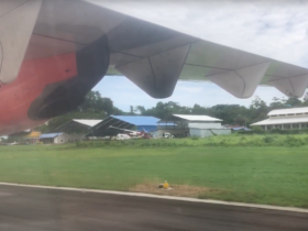 S4GA solar runway lights Indonesia Nabire Airport