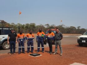 Installation of S4GA Runway Lights at Kalumbila Airport Zambia Mining First Quantum