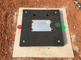 Rubber pad for S4GA airfield lights