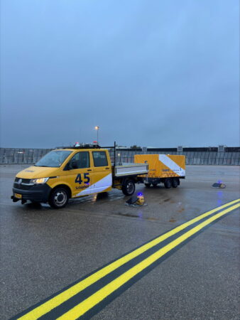 S4GA Emergency Airfield Lighting Trailer at Schiphol Airport Amsterdam