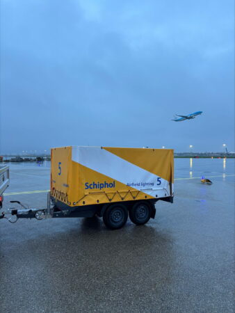 S4GA Emergency Airfield Lighting Trailer at Schiphol Airport Amsterdam