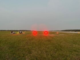 S4GA-LED-PAPI-System-at-Airbase-Minsk Mazowiecki-Poland