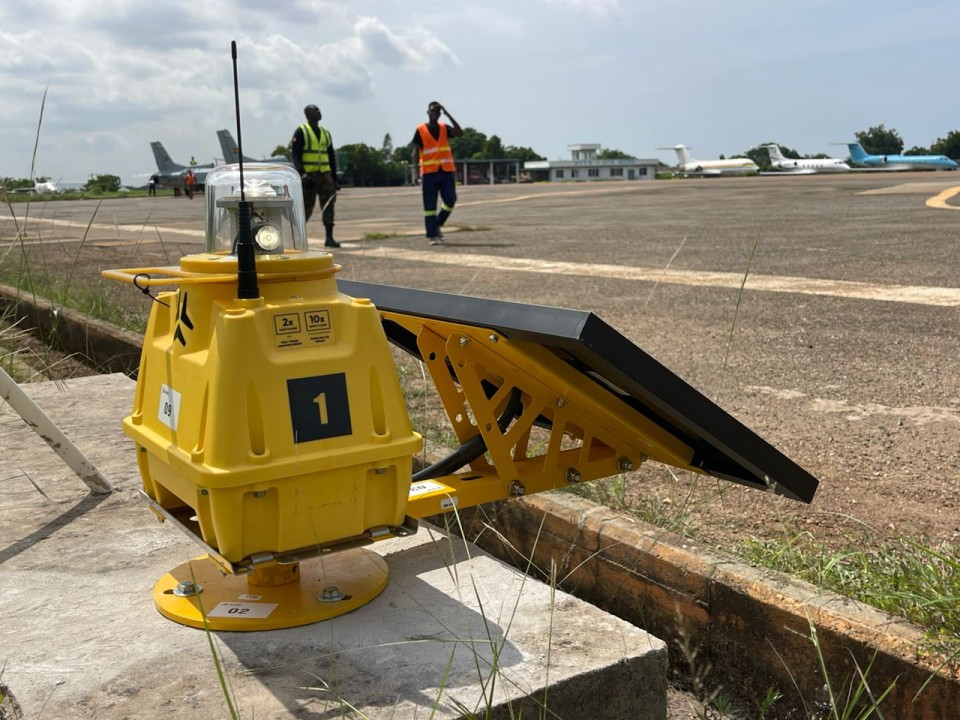 S4GA's solar runway lighting is under testing by one of the African airports