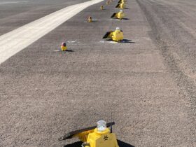 Fortescue Cloudbreak Airport with S4GA Solar Airfield Lighting