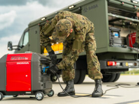 Effortless Charging of the S4GA mobile airfield lighting system