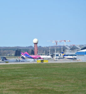 S4GA Solar Airfield Ground Lighting at the International Airport for sustainability