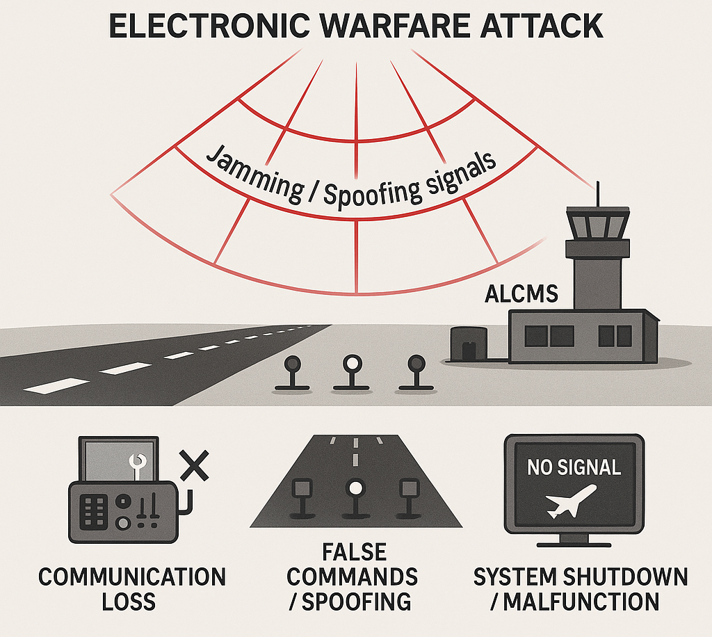 What is electronic warfare atack