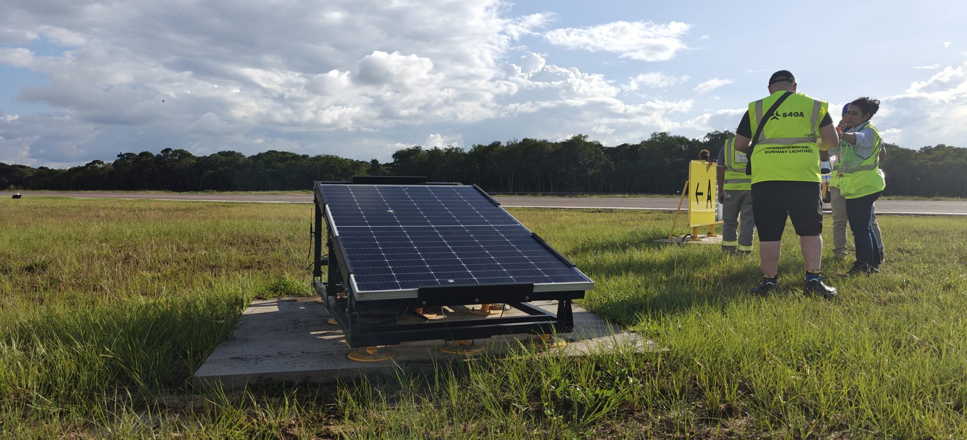 S4GA Solar Engine OPTIMA in action at Tefe Airport, Brazil
