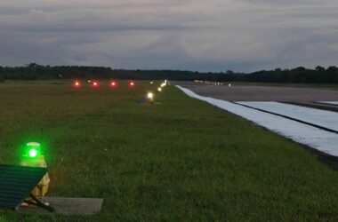 S4GA Solar Runway Lights at Tefe Airport