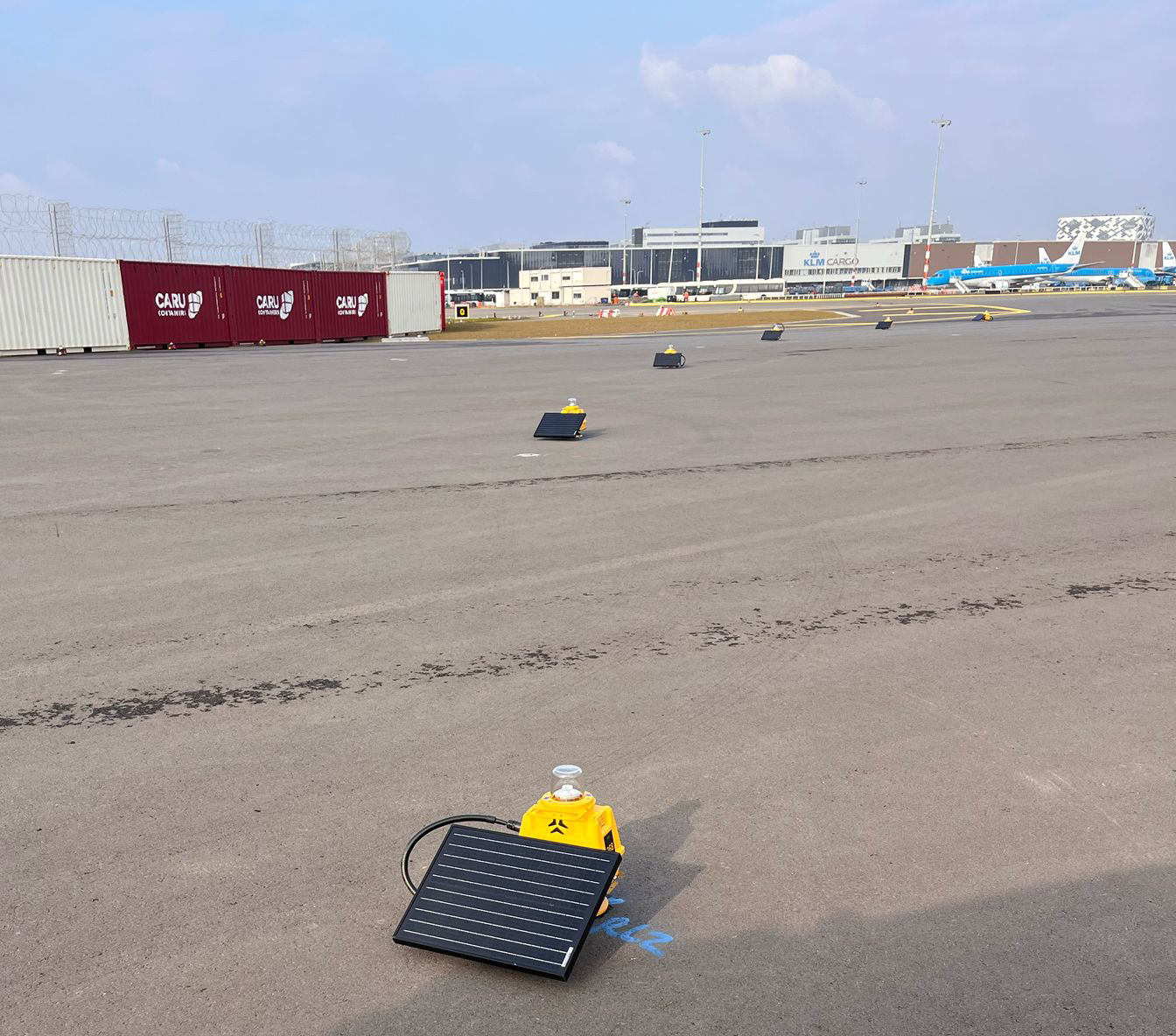 Solar Taxiway Lighting for Schiphol Amsterdam Airport