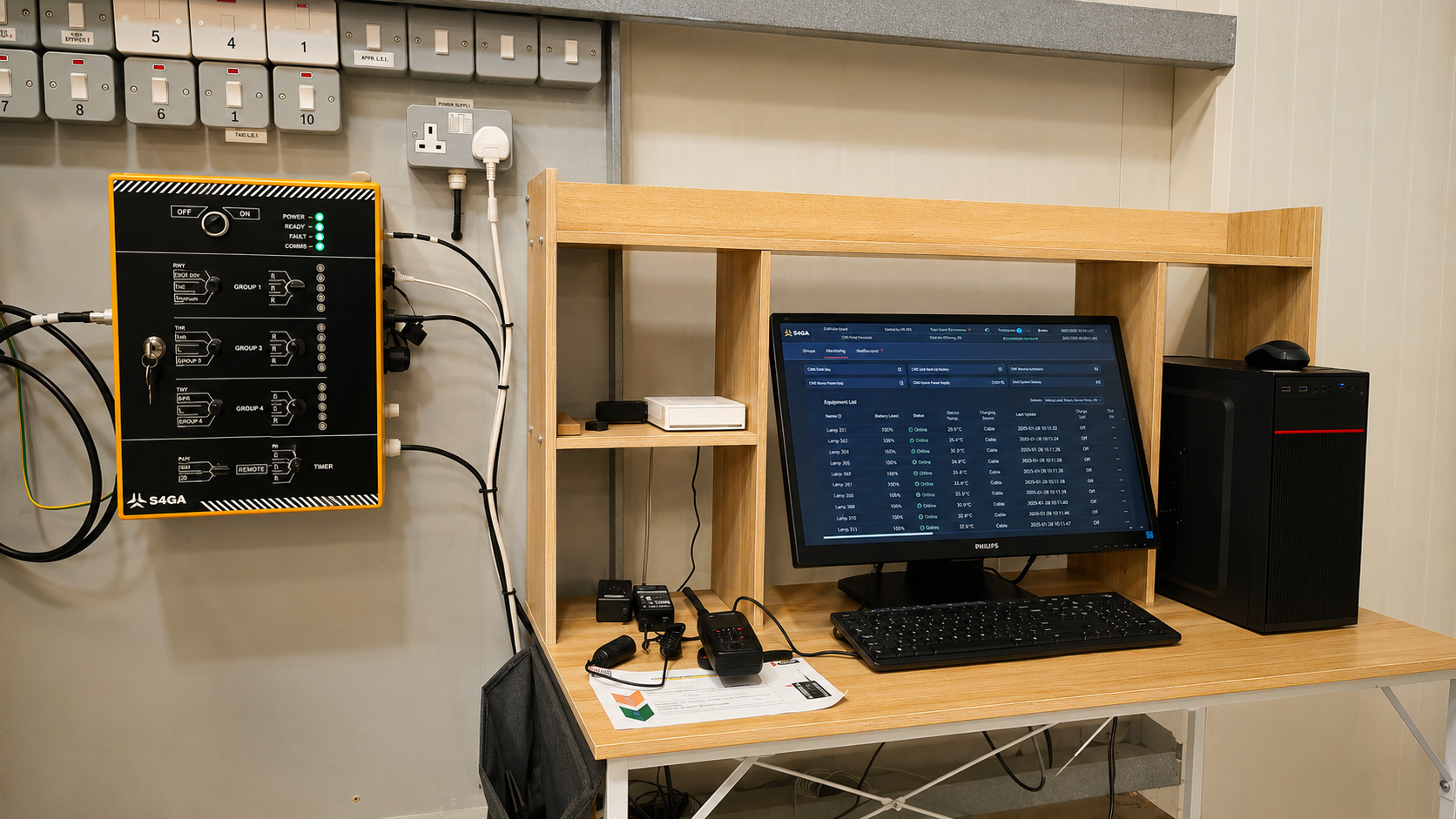 S4GA ALCMS workstation for solar AGL monitoring and maintenance planning
